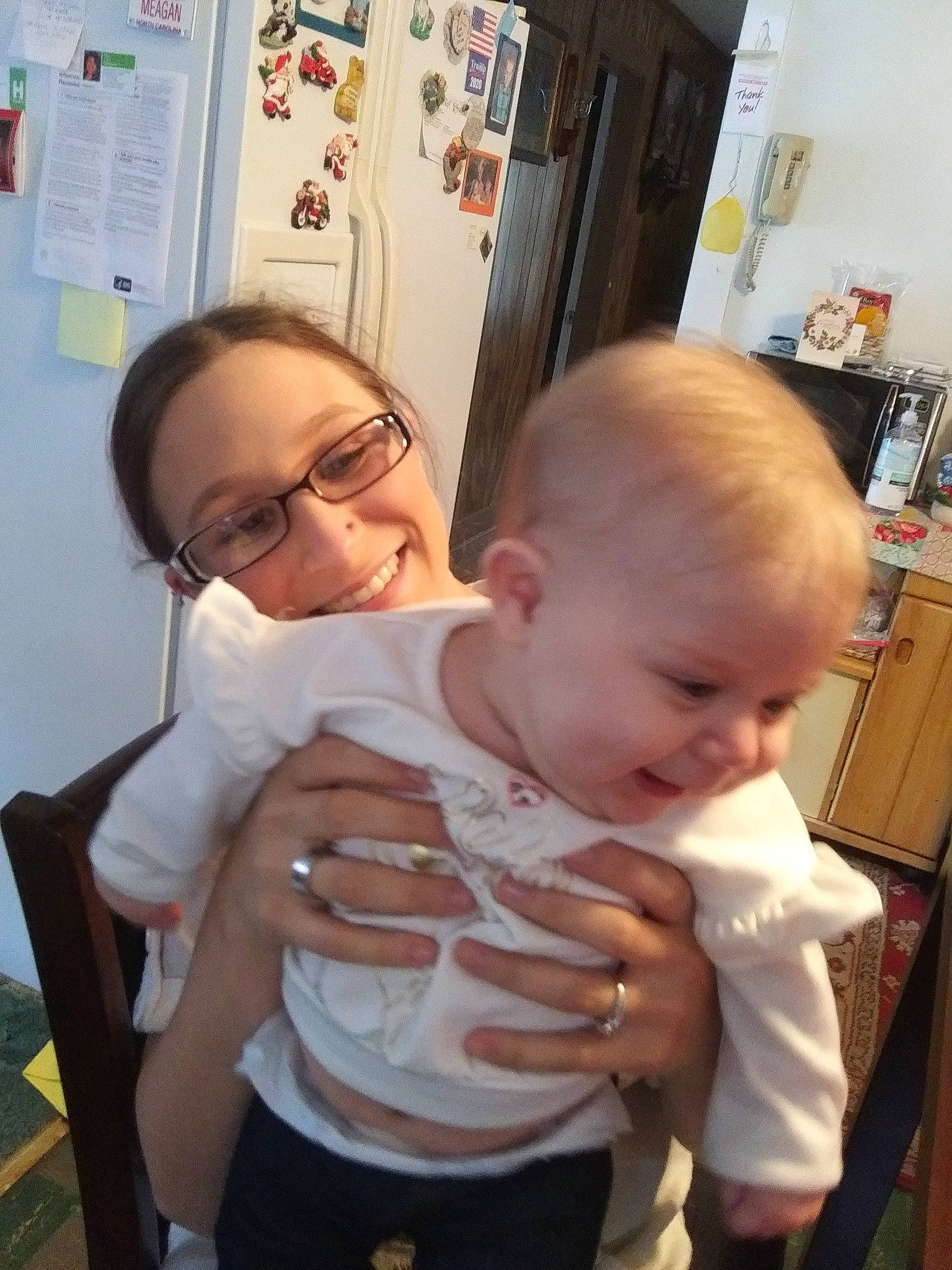 Lauren joined the competition — help win amazing prizes! baby, baby_products, baby_toddler_clothing, cabinetry, cheek, child, display_board, drawer, ear, finger, glasses, hand, joy, love, nail, person, shelf, skin, t_shirt, toddler