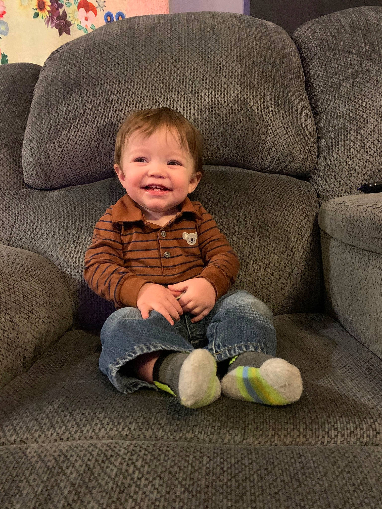 Alvin joined the competition — help win amazing prizes! baby, child, comfort, headwear, joy, person, play, sitting, toddler