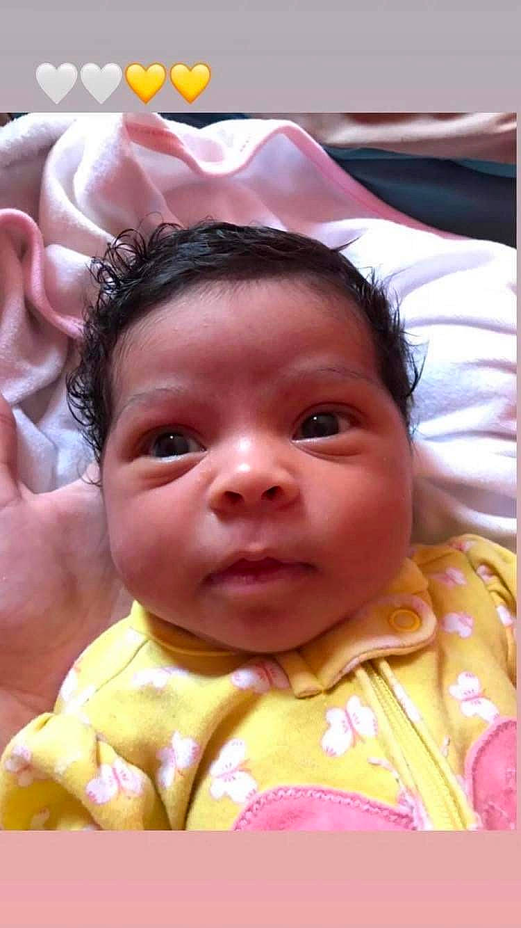 Kamilah joined the competition — help win amazing prizes! baby, baby_toddler_clothing, cheek, child, eyebrow, eyelash, facial_expression, forehead, fun, happy, iris, lip, mouth, nose, person, pink, skin, smile, textile, toddler