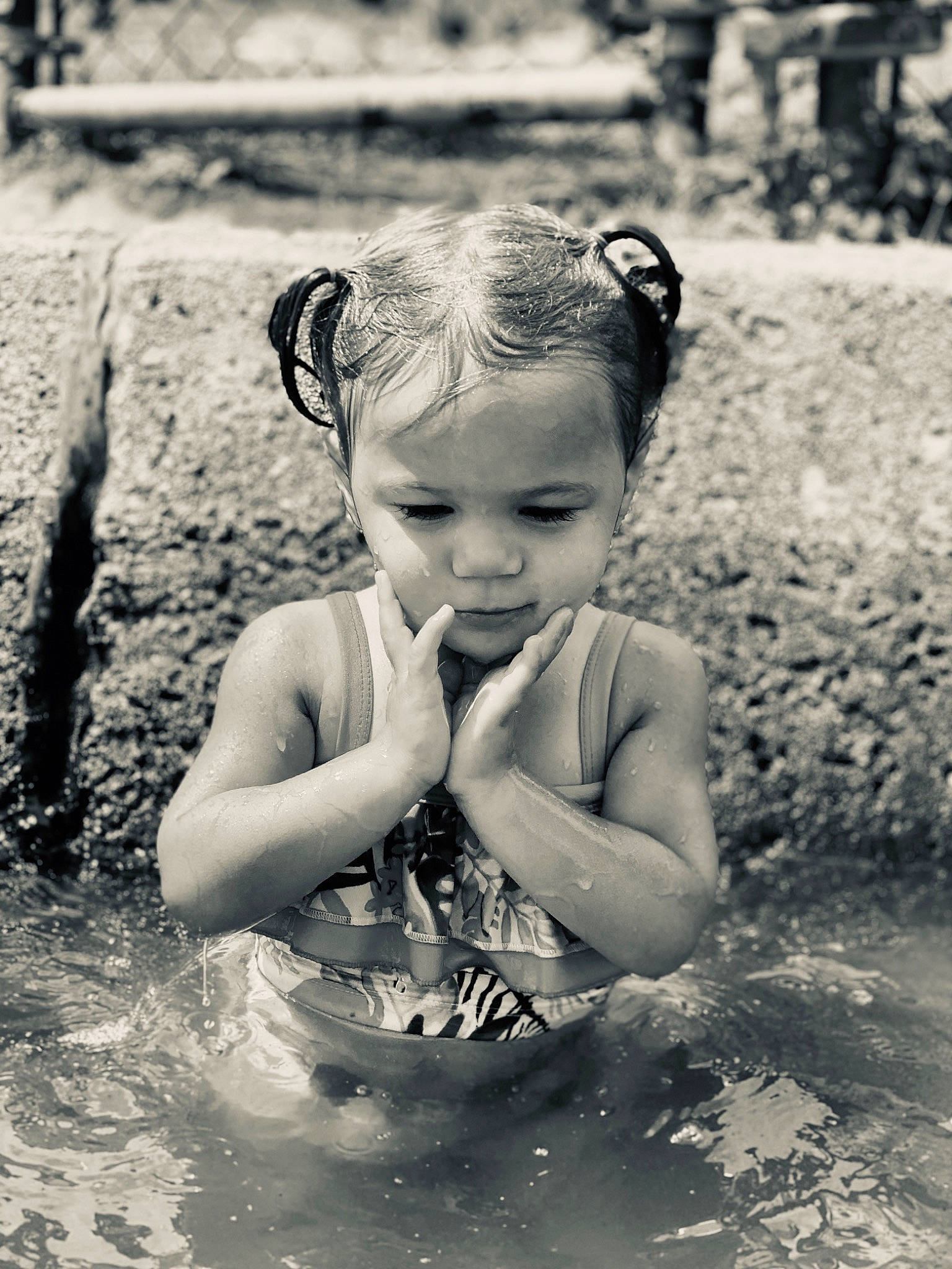 Lollah joined the competition — help win amazing prizes! black_and_white, child, eye, fun, happy, monochrome, monochrome_photography, person, photograph, photography, play, portrait, recreation, sibling, smile, snapshot, style, summer, toddler, vacation