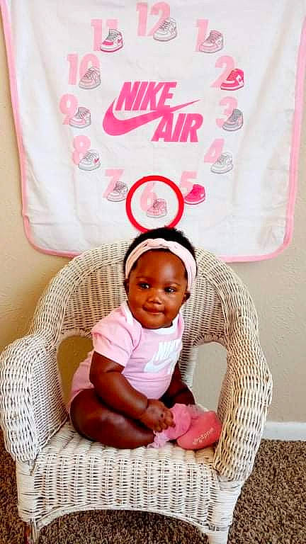 Charliebaby is registered to the contest to win money with this photo: baby, baby_products, baby_toddler_clothing, child, comfort, font, fun, happy, joy, linens, magenta, pattern, person, pink, product, sitting, sleeve, smile, t_shirt, textile