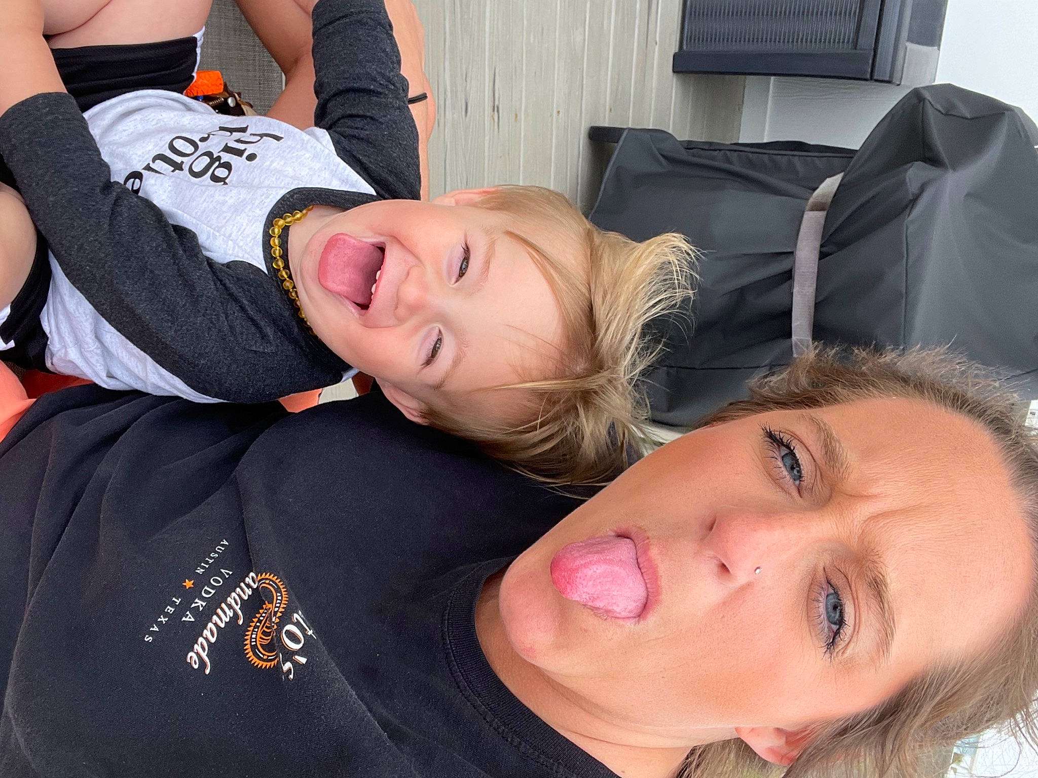 Duke is registered to the contest to win money with this photo: blond, child, comfort, cool, eyelash, facial_expression, fun, gesture, hairstyle, happy, joint, leisure, mouth, muscle, neck, person, shoulder, skin, smile, t_shirt