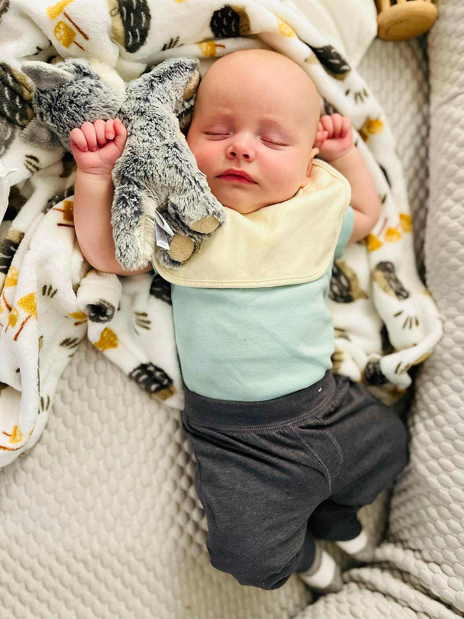 Cassius joined the competition — help win amazing prizes! baby, baby_products, baby_toddler_clothing, cheek, child, comfort, event, fun, fur, happy, linens, pattern, person, portrait_photography, room, sitting, sleeve, sock, t_shirt, toddler