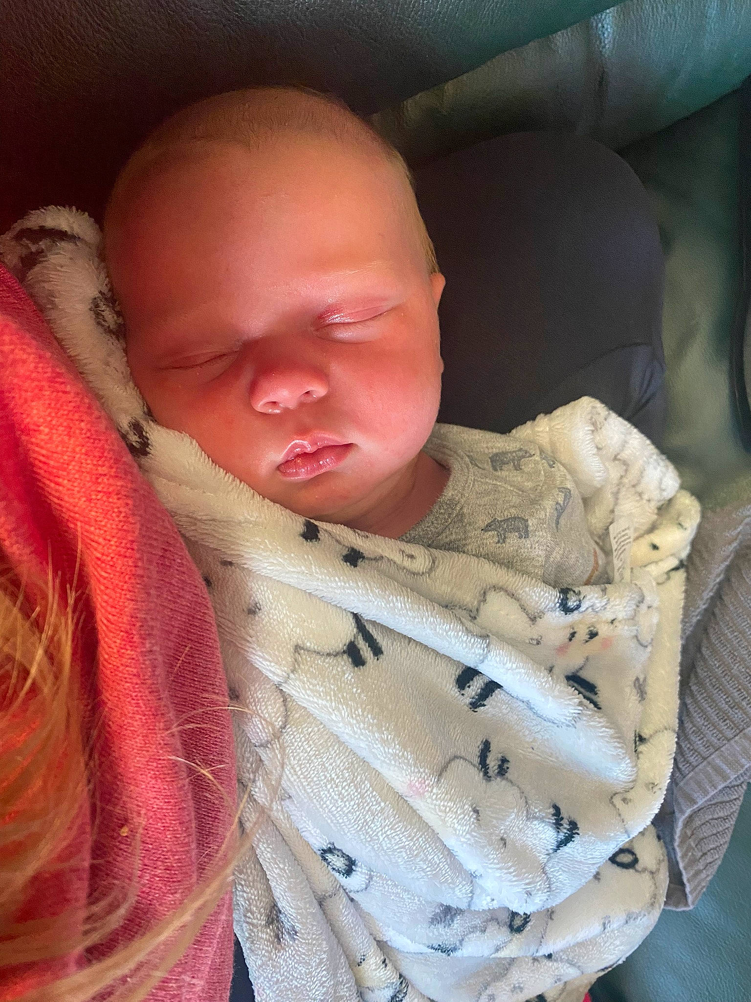 Henry joined the competition — help win amazing prizes! baby, baby_sleeping, baby_toddler_clothing, bedtime, carmine, cheek, child, chin, comfort, facial_expression, finger, linens, lip, mouth, neck, nose, person, sitting, skin, sleeve