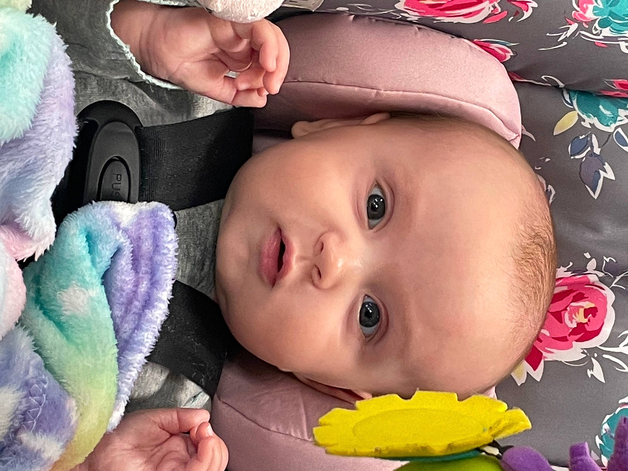 Jaylyn joined the competition — help win amazing prizes! baby, cheek, chin, eye, eyebrow, eyelash, face, facial_expression, green, hairstyle, hand, head, iris, lip, mouth, nose, organ, person, product, skin