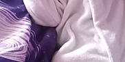 Mason joined the competition — help win amazing prizes! baby, newborn, sleeping, white_clothing, hat, pom_poms, blanket, purple, cozy, infant, cute, soft, peaceful, resting, child, person, bedtime, warm, snuggled, portrait