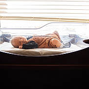Cylan joined the competition — help win amazing prizes! baby, bassinet, bed, blinds, child, furniture, hospital, indoor, infant, light, maternity, newborn, peaceful, person, quiet, resting, sleeping, soft_light, transparent, window