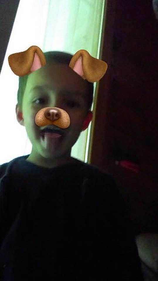 Lukas participe au concours pour gagner de l'argent avec cette photo : canidae, companion_dog, cool, dog_breed, ear, eye, head, human_body, neck, nose, organ, person, photography, puppy, selfie, smile, snout, toy_dog