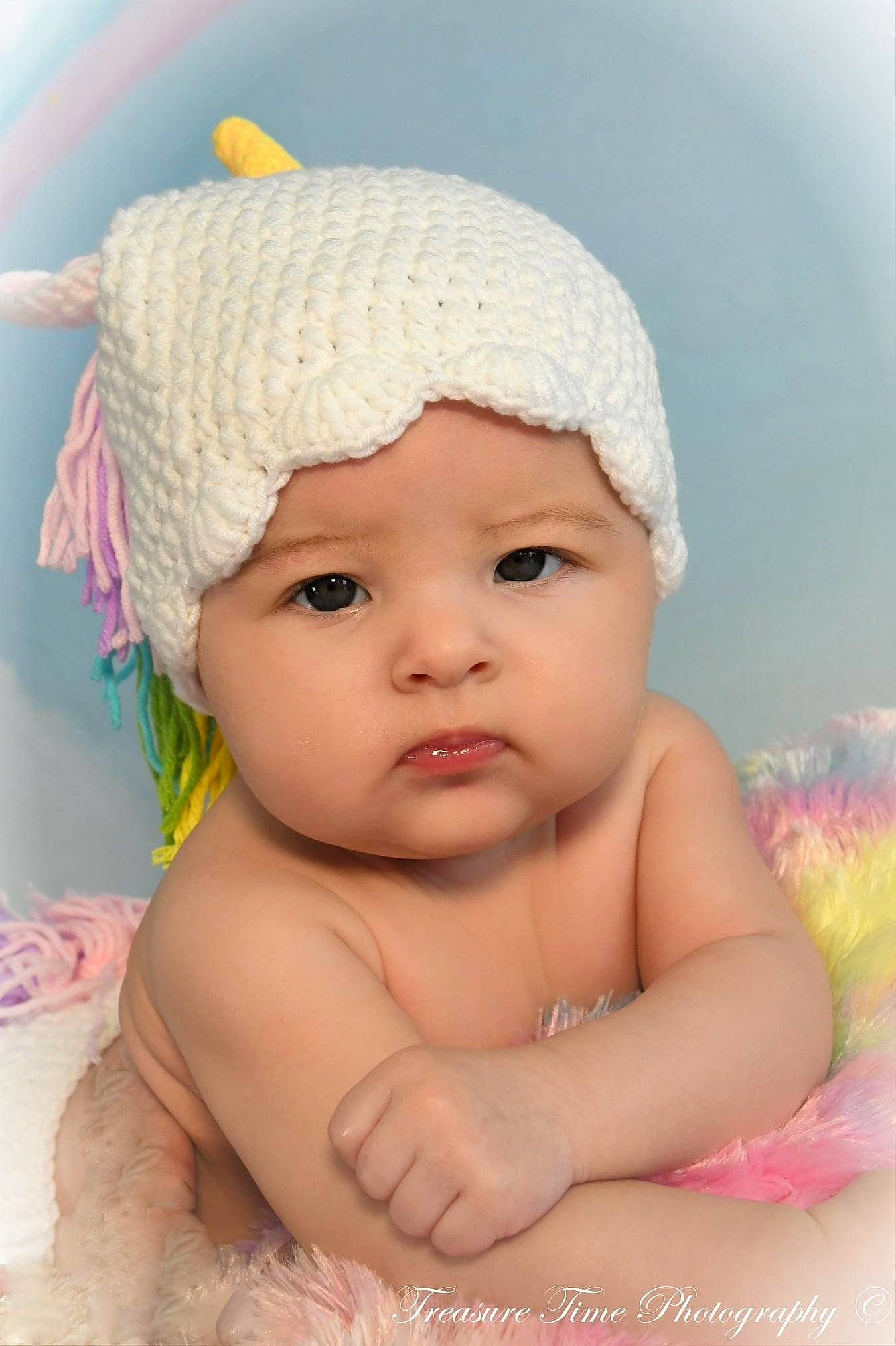 Luna joined the competition — help win amazing prizes! baby, baby_toddler_clothing, beanie, cap, cheek, child, chin, close_up, eyebrow, fashion_accessory, fun, hair_accessory, happy, headgear, headpiece, headwear, knit_cap, lip, person, pink