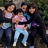 Leianna joined the competition — help win amazing prizes! casual_clothing, child, children, daytime, family, friends, group, happy, house, hugging, nature, outdoor, people, plants, playful, portrait, shoes, sidewalk, smiling, urban