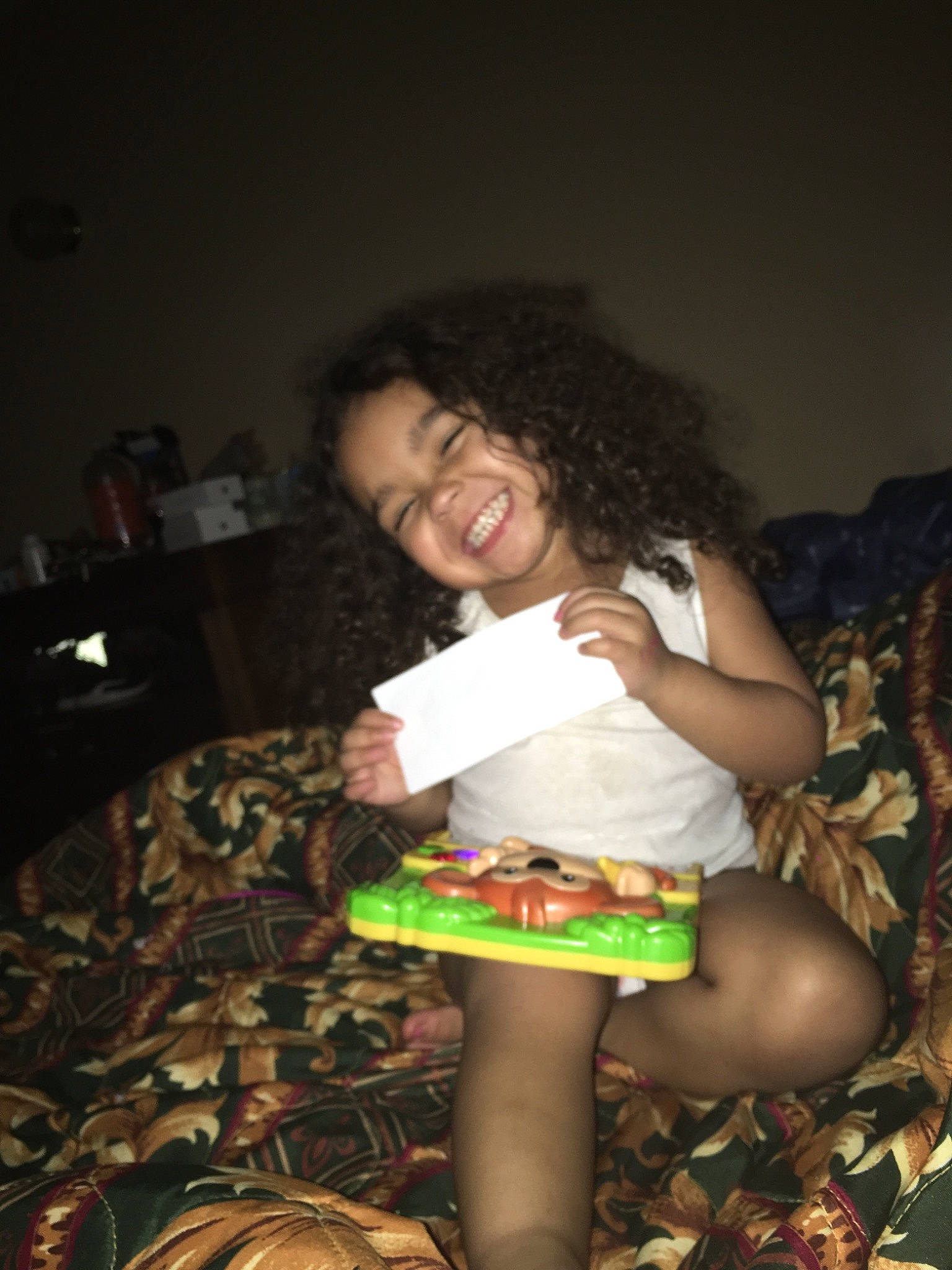 Aalaya joined the competition — help win amazing prizes! child, fun, joy, leg, person, sitting, smile, thigh, toddler