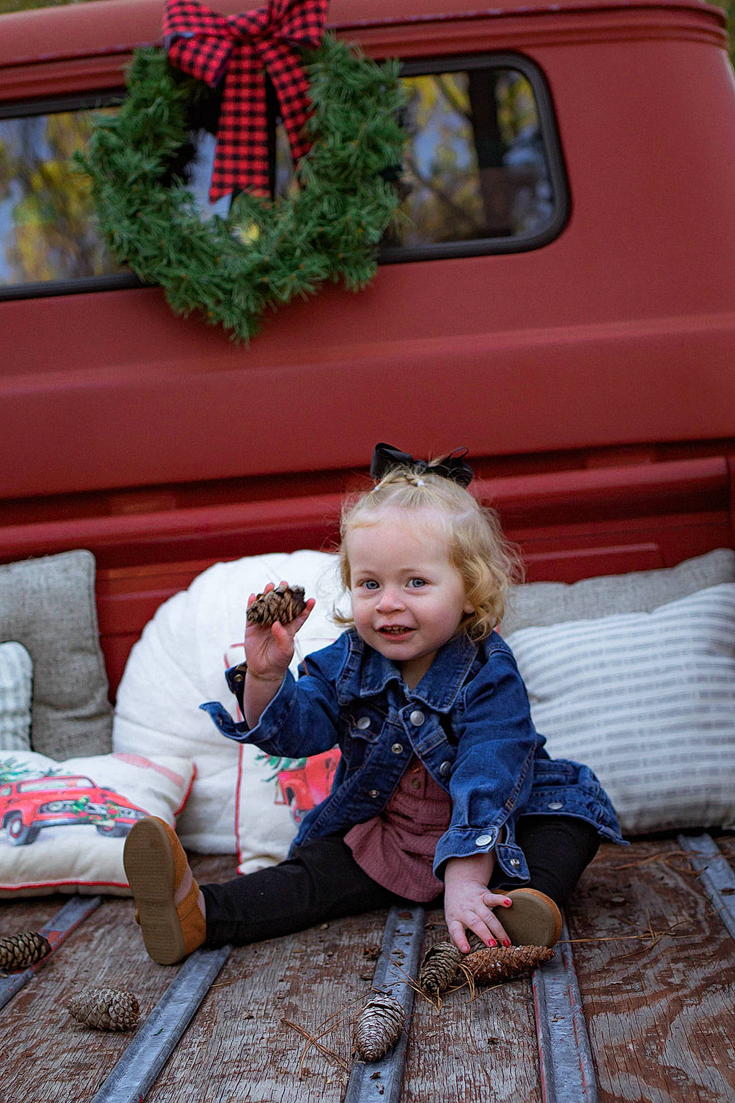 Abby is registered to the contest to win money with this photo: couch, fun, grass, happy, lap, leaf, leisure, mammal, motor_vehicle, organ, people, person, photograph, plant, red, smile, summer, sunglasses, toddler, tree