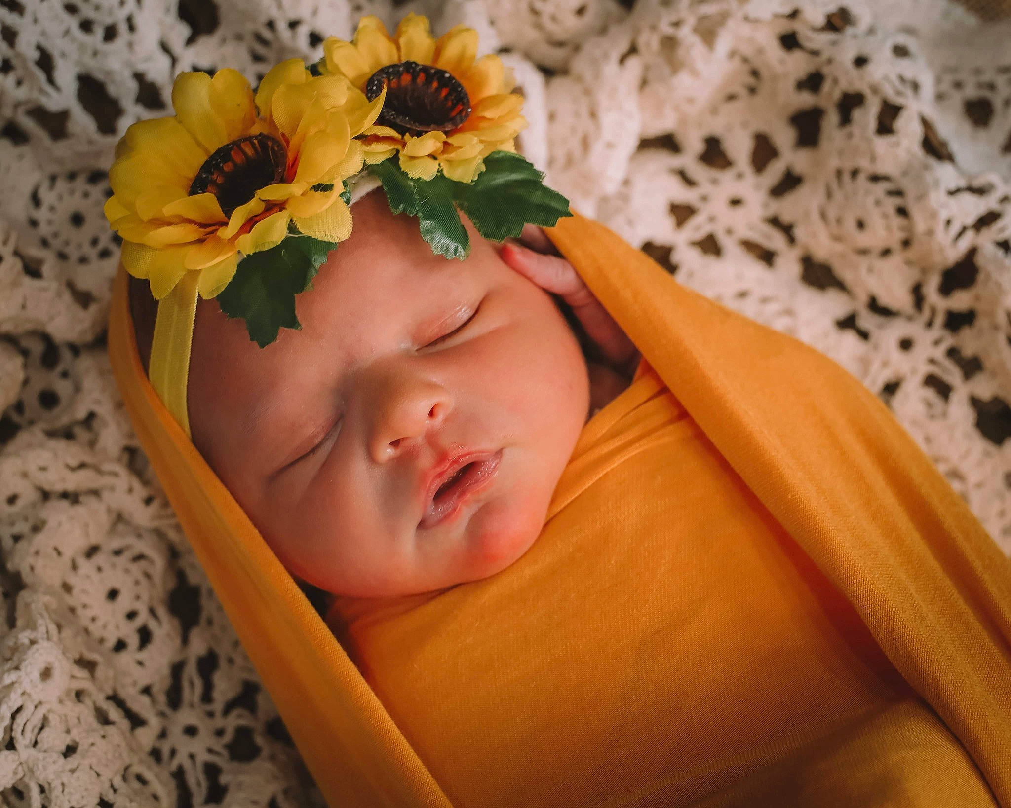 Lakelyn joined the competition — help win amazing prizes! arm, baby, child, comfort, dress, eye, eyelash, finger, flower, glasses, hand, happy, headgear, headpiece, headwear, linens, neck, person, petal, skin