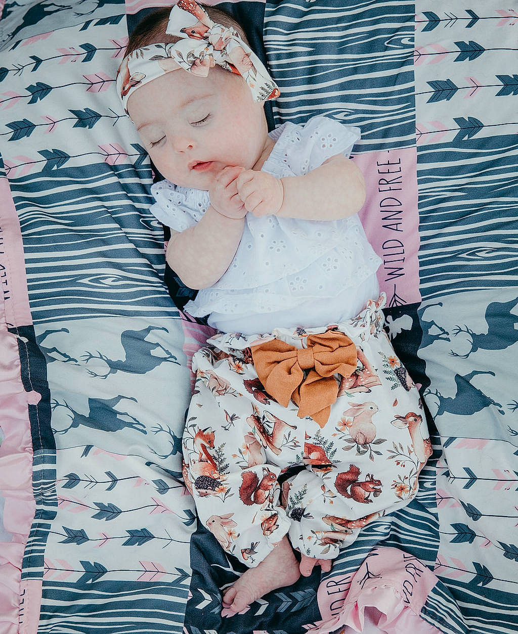Brynlee is registered to the contest to win money with this photo: baby, baby_products, baby_toddler_clothing, cap, child, fashion_accessory, happy, hat, headwear, linens, pattern, peach, person, pink, polka_dot, portrait_photography, sitting, sleeve, sun_hat, textile
