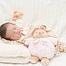 Essil participe au concours pour gagner de l'argent avec cette photo : baby, newborn, sleeping, blanket, plush_toy, bunny, soft_toy, infant, cute, cozy, white_background, resting, peaceful, child, bed, fabric, comfort, portrait, toddler, sleep