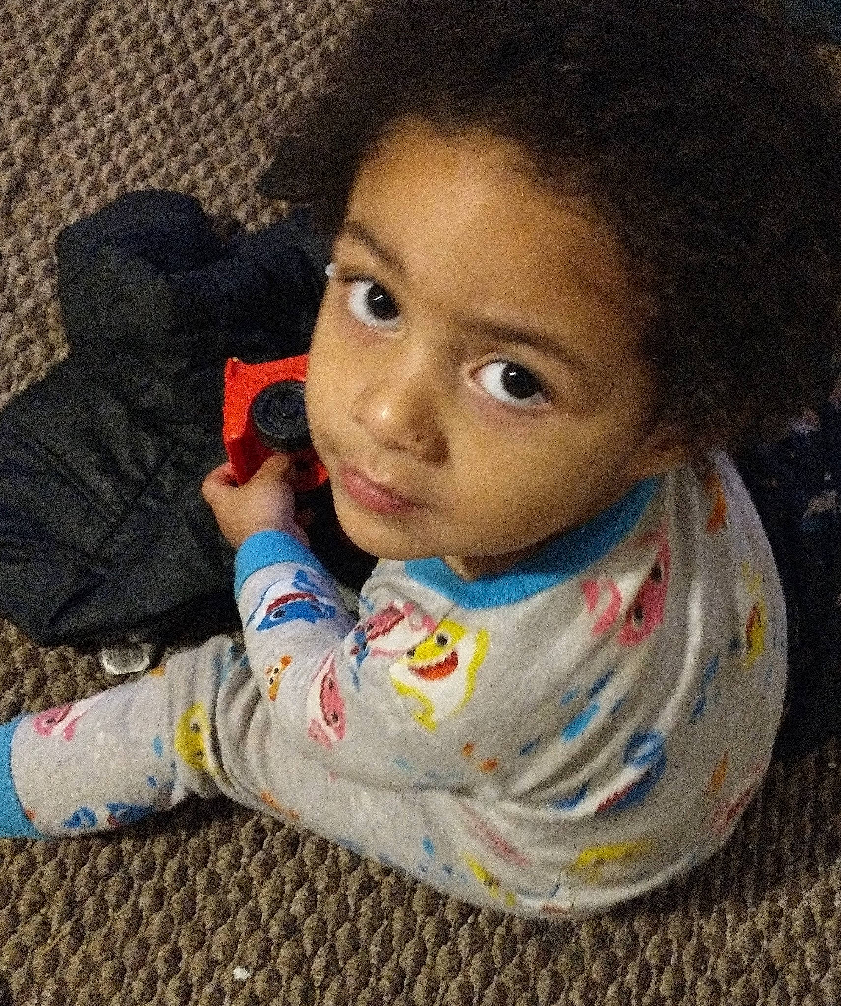 Gregory joined the competition — help win amazing prizes! baby_toddler_clothing, black_hair, cheek, chin, eye, face, forehead, fun, hair, happy, head, iris, lip, mouth, nose, outerwear, person, skin, sleeve, smile