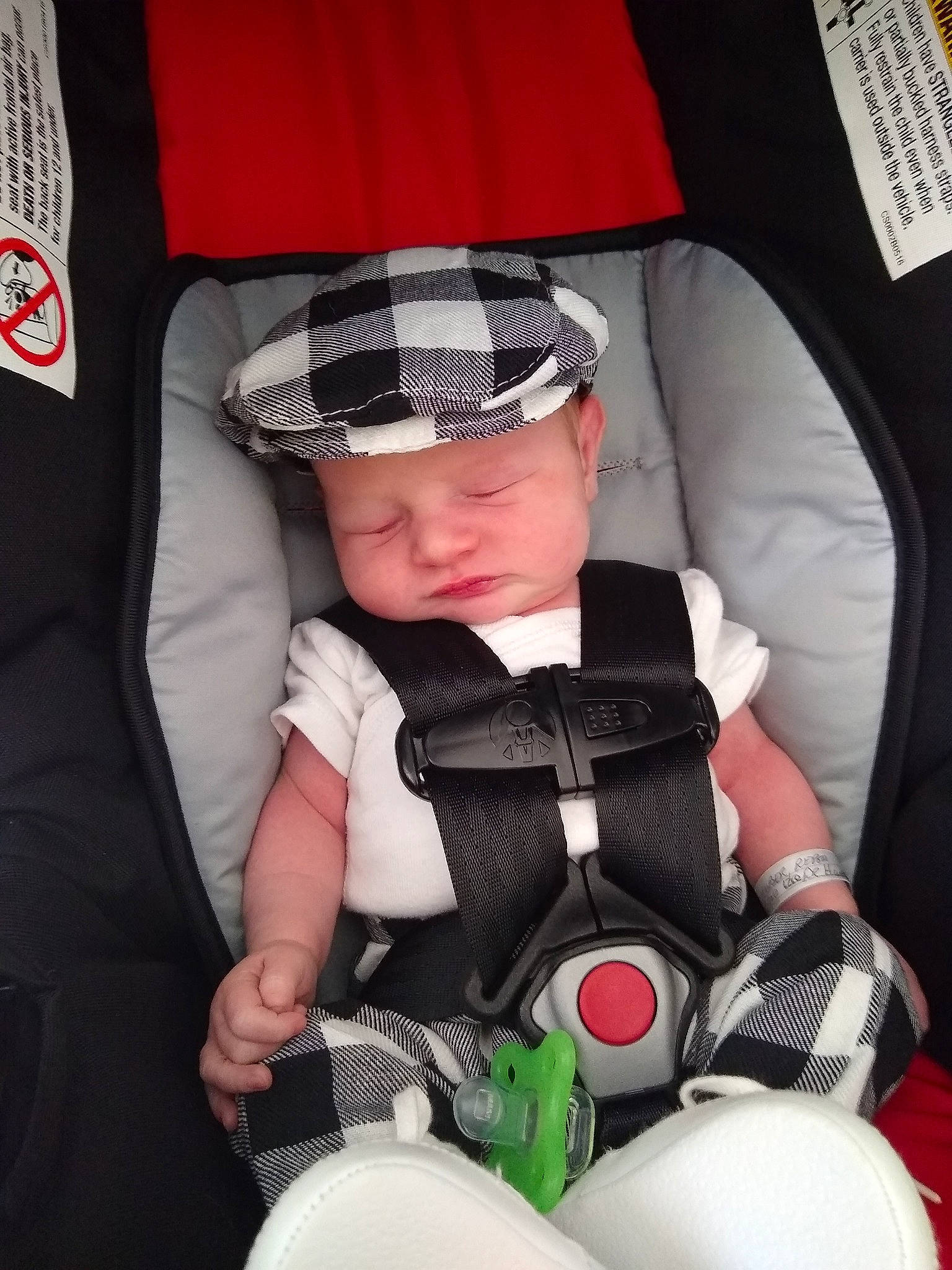 Killian joined the competition — help win amazing prizes! auto_part, baby, baby_carriage, baby_in_car_seat, baby_products, car_seat, child, fictional_character, fun, headgear, headwear, helmet, person, personal_protective_equipment, product, sitting, toddler