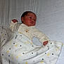 Maylonn participe au concours pour gagner de l'argent avec cette photo : baby, bed, blanket, child, clothing, cozy, cute, indoors, infant, lying_down, newborn, pattern, peaceful, portrait, resting, sleeping_area, sleepwear, small, soft, white