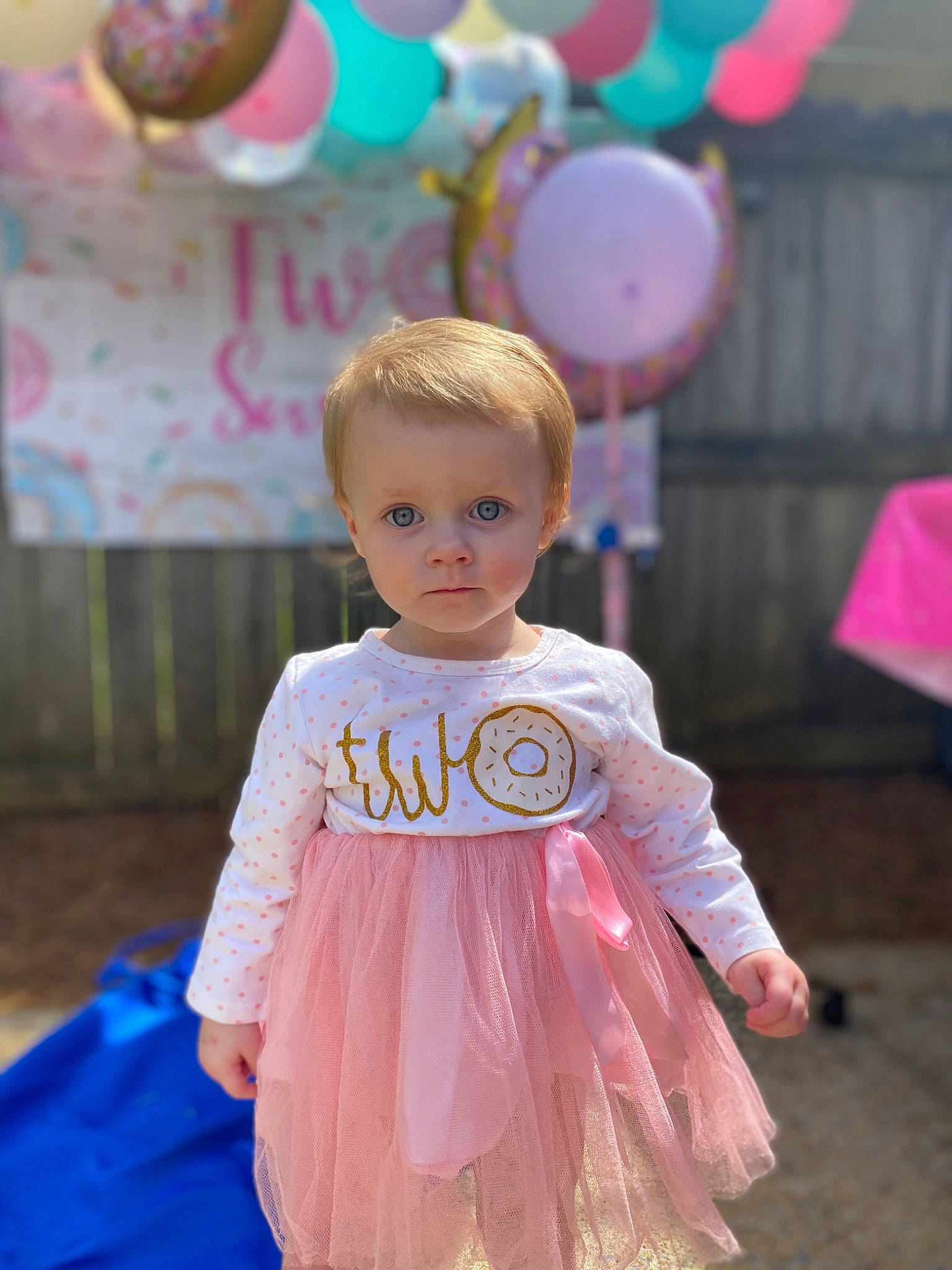Gracelynn joined the competition — help win amazing prizes! baby_toddler_clothing, balloon, beauty, child, event, fashion, fashion_accessory, fashion_design, fun, happy, leisure, magenta, party_supply, person, pink, play, purple, summer, toddler, toy