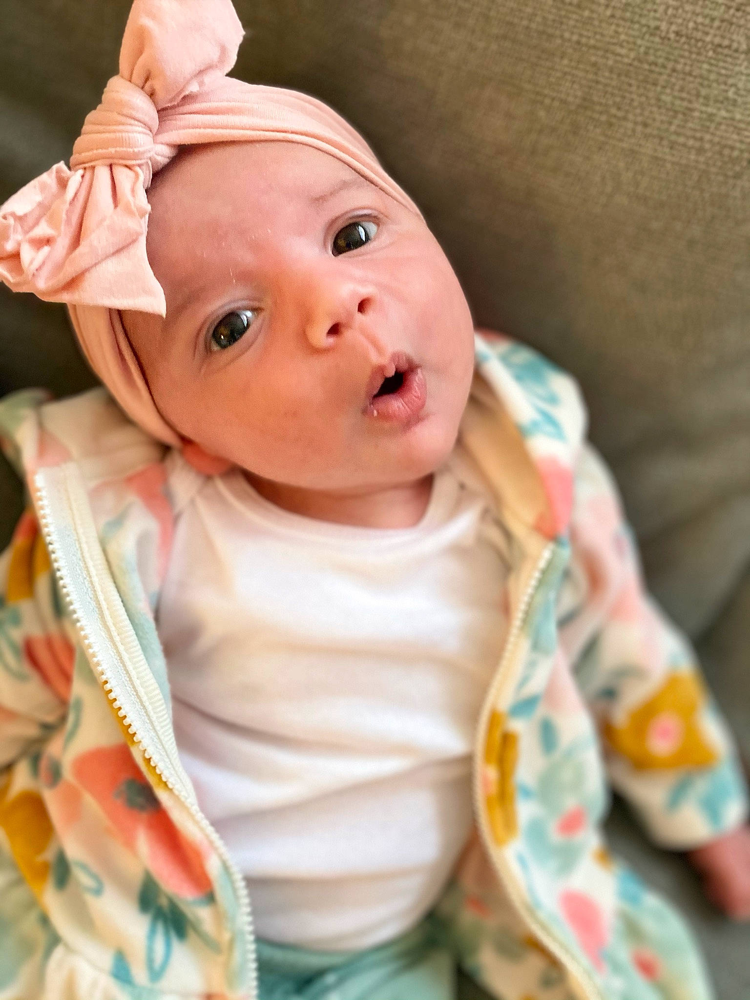 Atlas joined the competition — help win amazing prizes! baby, baby_toddler_clothing, cap, cheek, child, dress, eye, eyelash, happy, hat, human_body, iris, lip, nose, person, pink, skin, sleeve, textile, toddler