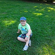 Kylian participe au concours pour gagner de l'argent avec cette photo :