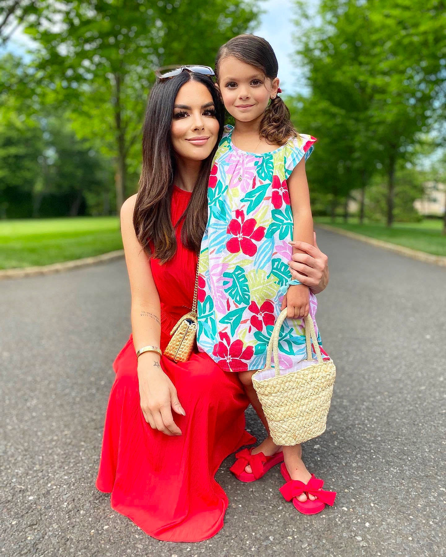 Sadie Snow joined the competition — help win amazing prizes! day_dress, dress, eye, face, fashion, grass, hair, happy, head, joy, magenta, one_piece_garment, people, person, pink, plant, skin, sleeve, smile, street_fashion