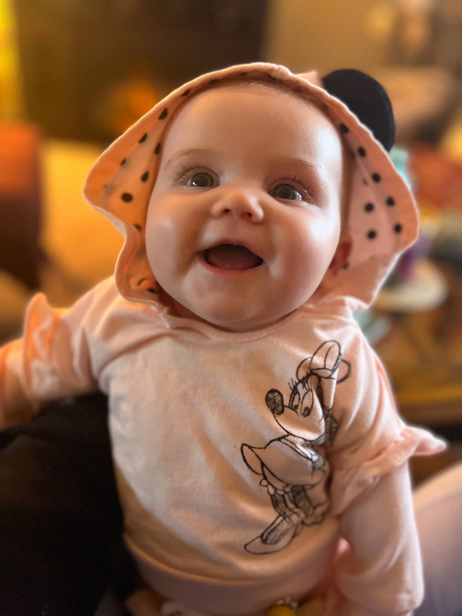 Neriah is registered to the contest to win money with this photo: baby, baby_laughing, baby_toddler_clothing, beauty, cheek, child, eye, facial_expression, fashion_accessory, fun, happy, hat, iris, laugh, lip, person, portrait_photography, skin, sleeve, smile