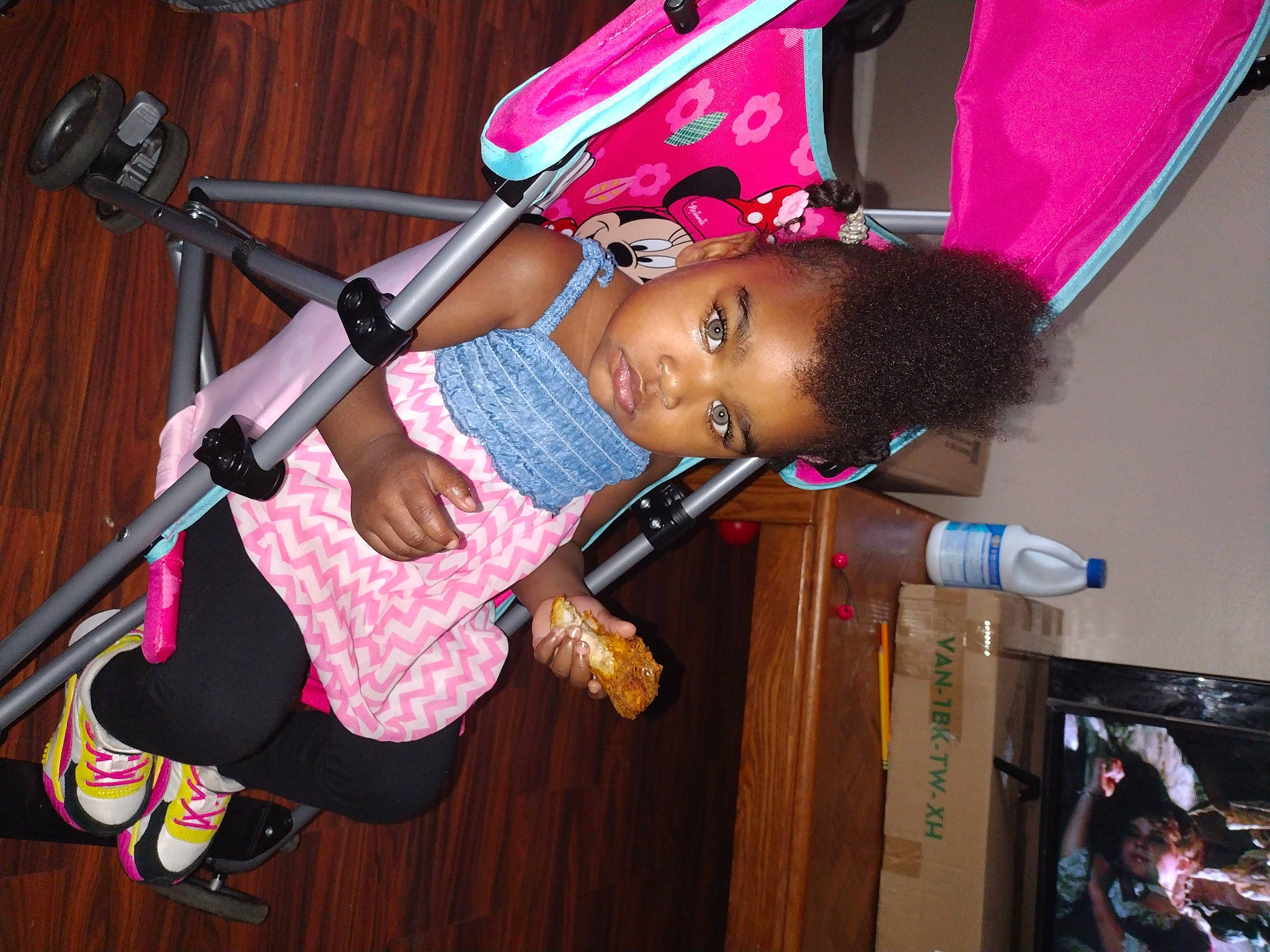 Aubree joined the competition — help win amazing prizes! audio_equipment, child, entertainment, event, fun, hat, leisure, magenta, microphone, music, musician, people, performance, person, pink, public_event, purple, skin, toddler, tree