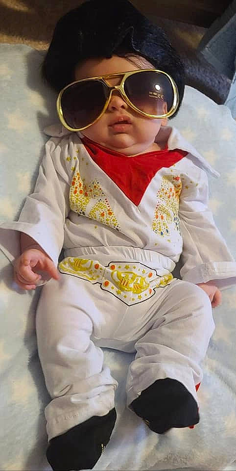 Johnny joined the competition — help win amazing prizes! baby_toddler_clothing, cheek, eye_glass_accessory, eyewear, fun, glasses, goggles, head, headgear, headwear, lip, orange, person, personal_protective_equipment, pink, skin, sleeve, street_fashion, sunglasses, toddler