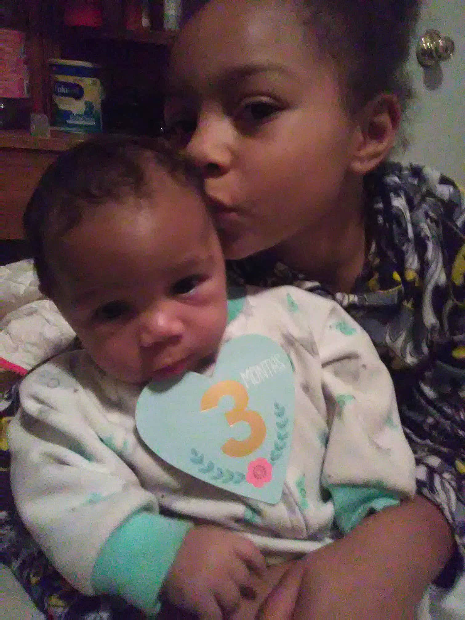 Jayleana is registered to the contest to win money with this photo: arm, cheek, child, day, eye, face, finger, forehead, girl, head, infant, interaction, mother, mouth, nose, person, product, skin, smile, toddler