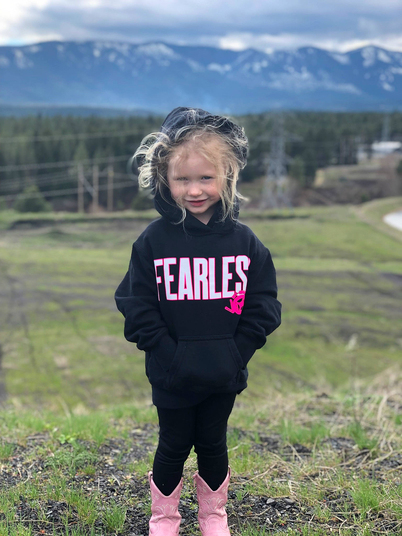 Airabella joined the competition — help win amazing prizes! child, cloud, grass, grassland, happy, jacket, joy, mountain, outerwear, people, person, photography, pink, plant, sky, sleeve, smile, t_shirt, top, tree