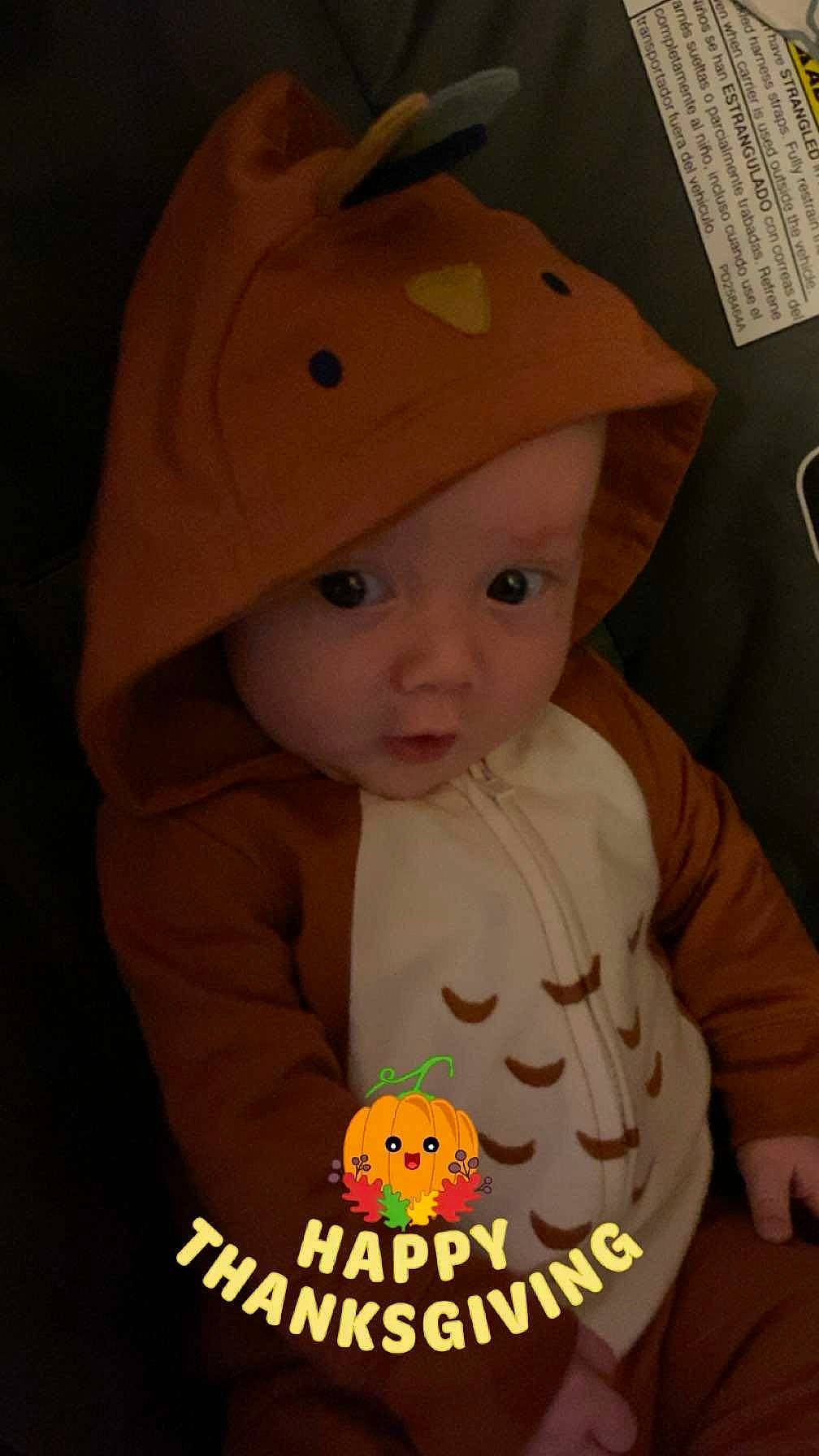 Carter joined the competition — help win amazing prizes! baby, baby_products, baby_safety, baby_toddler_clothing, baseball_cap, beanie, bib, bonnet, calabaza, cap, cheek, child, costume_accessory, costume_hat, fashion_accessory, fun, headwear, person, personal_protective_equipment, sleeve