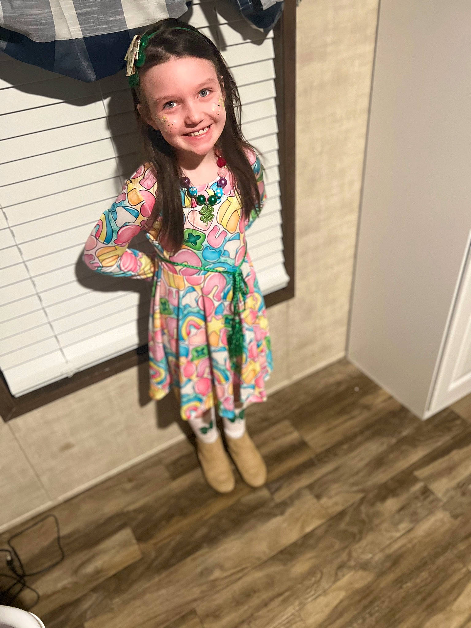 Aiyana is registered to the contest to win money with this photo: child, face, fashion_design, flooring, formal_wear, fun, happy, hardwood, head, joy, laminate_flooring, leisure, magenta, pattern, person, portrait_photography, smile, toddler, vacation, wood