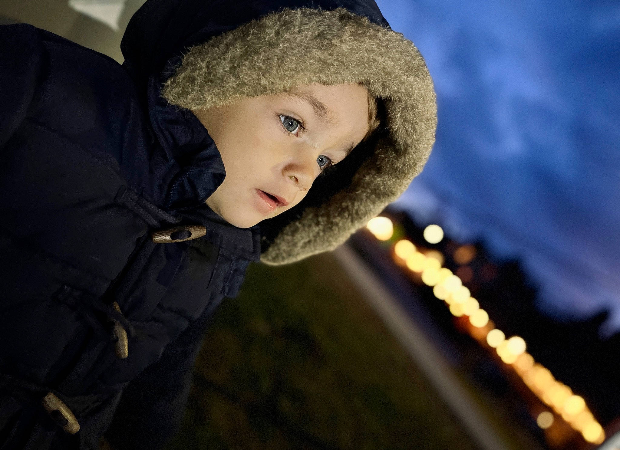 Merrick joined the competition — help win amazing prizes! beanie, cap, child, cloud, cool, darkness, flash_photography, freezing, fun, fur, grass, happy, jacket, knit_cap, people_in_nature, person, portrait_photography, sky, toddler, tree
