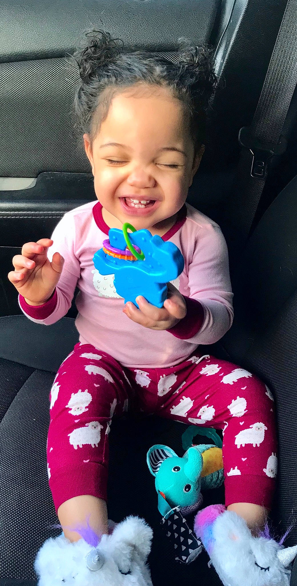 Maaliyah joined the competition — help win amazing prizes! arm, baby, baby_toddler_clothing, cheek, child, cool, face, head, leg, person, pink, play, sitting, skin, smile, toddler, tooth