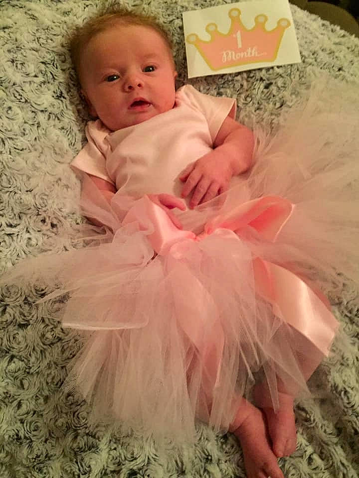 Johnnie is registered to the contest to win money with this photo: baby, baby_products, baby_toddler_clothing, ballet_tutu, child, clothing, costume, dress, peach, person, pink, product, toddler