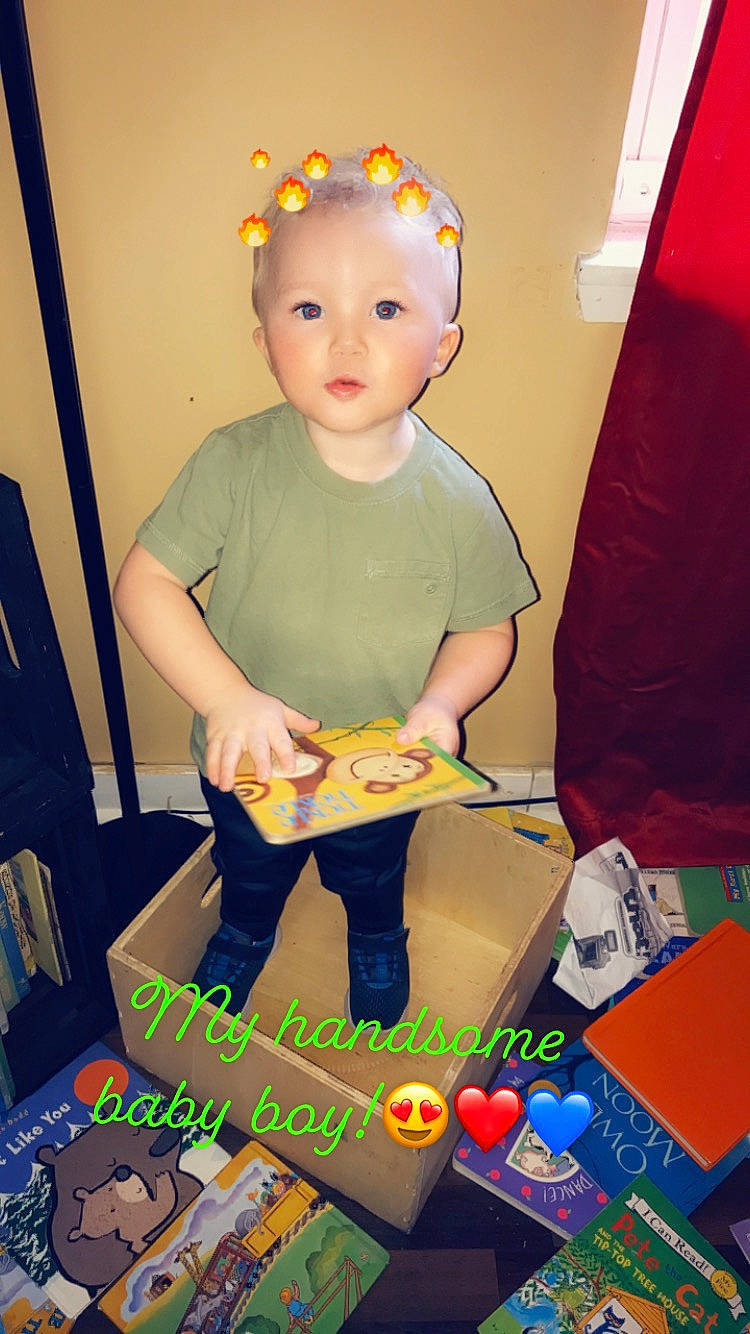 Brayden joined the competition — help win amazing prizes! child, fun, person, play, playset, toddler, yellow