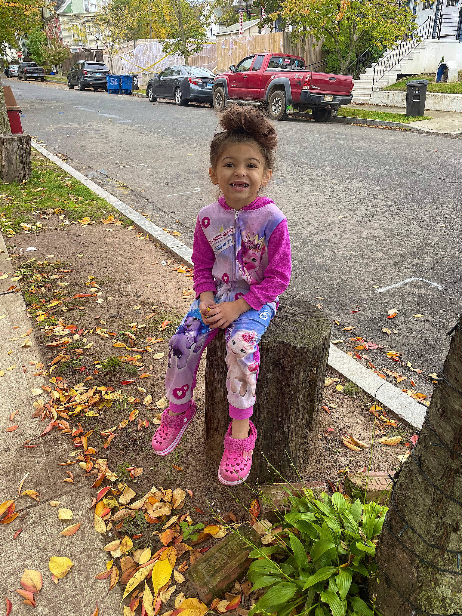 Amayrani joined the competition — help win amazing prizes! asphalt, botany, car, child, city, fun, grass, human_settlement, joy, leaf, people_in_nature, person, plant, road, road_surface, sidewalk, smile, spring, tire, toddler