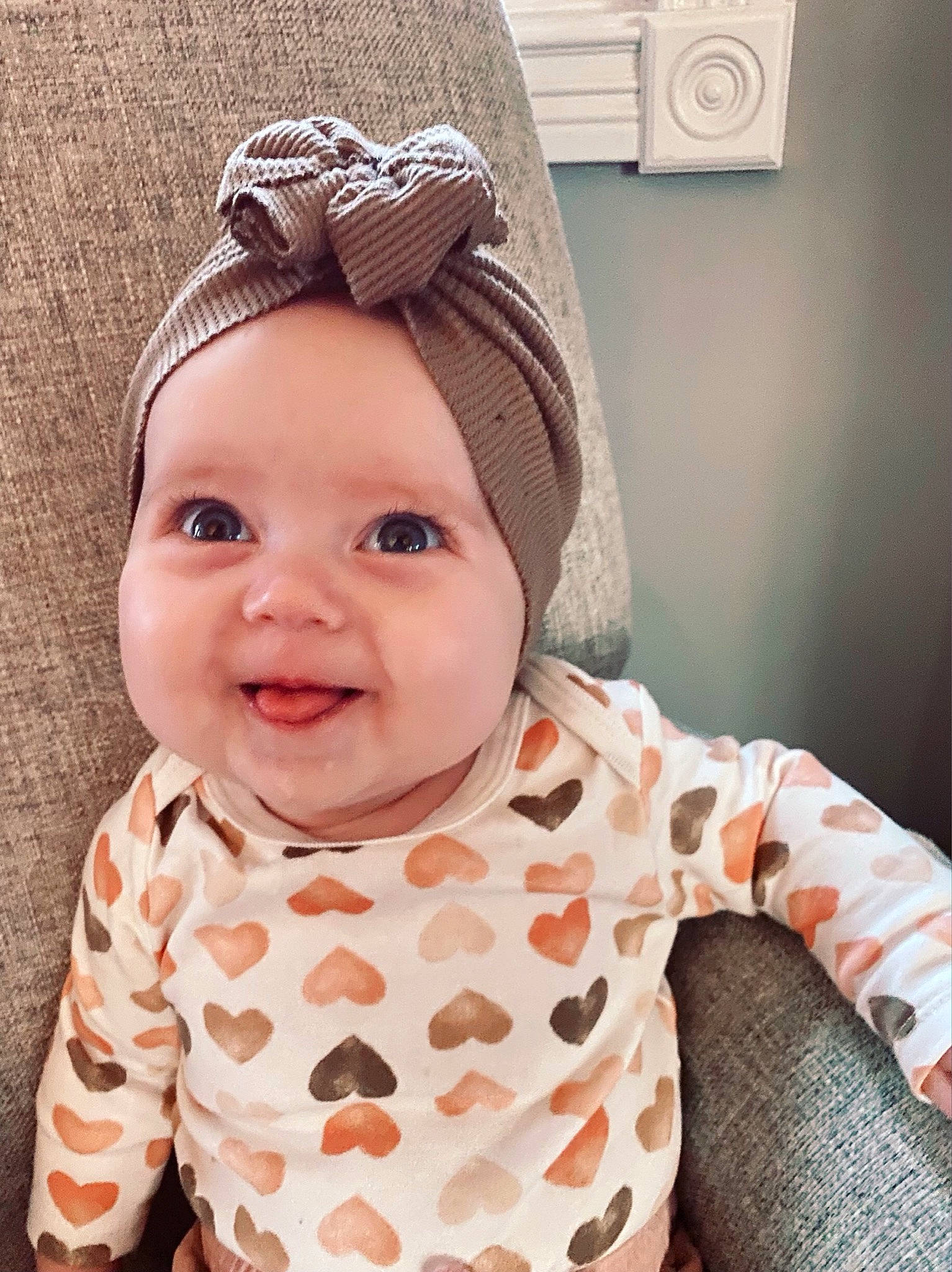 Jovi is registered to the contest to win money with this photo: baby, baby_laughing, baby_toddler_clothing, cap, cheek, child, chin, collar, comfort, cool, fashion_accessory, happy, headgear, headwear, joy, lip, pattern, person, skin, sleeve