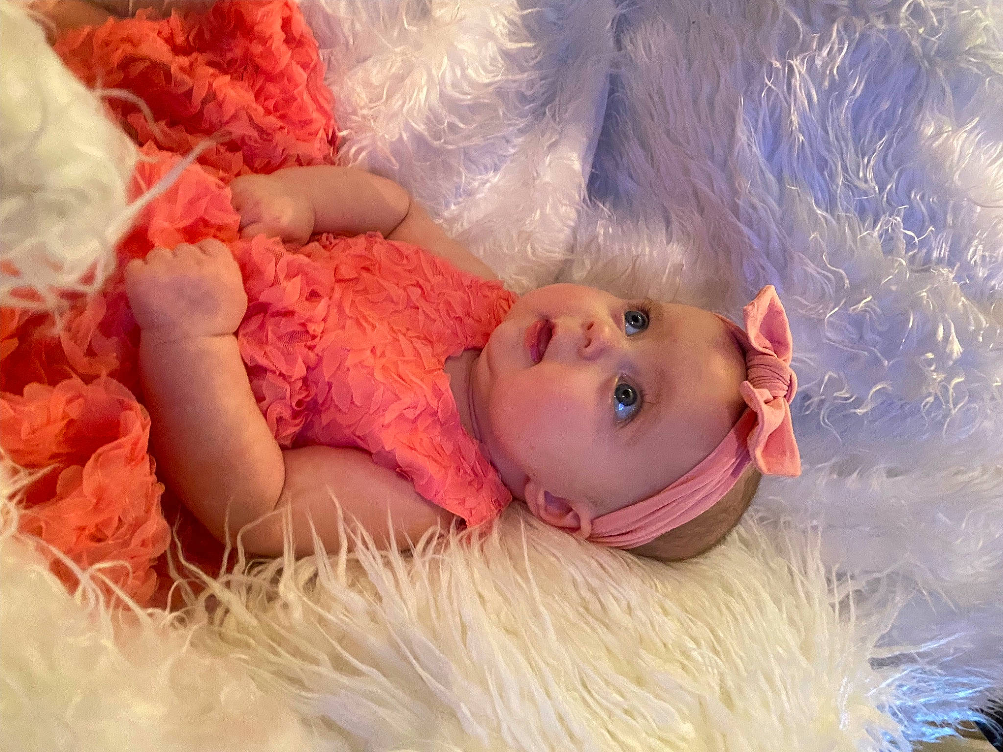 Jovi is registered to the contest to win money with this photo: art, baby, baby_toddler_clothing, child, doll, dress, eye, fashion_accessory, fur, grass, happy, hat, headgear, headwear, iris, peach, person, pink, skin, toddler