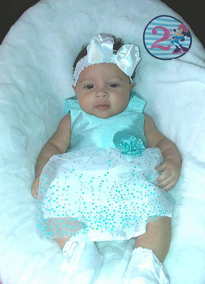 Amariana is registered to the contest to win money with this photo: baby_products, bonnet, child, girl, hair_accessory, head, headgear, infant, iris, material, person, product, textile, toddler