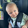 baby, blue_eyes, car_interior, car_seat, child, closeup, clothing, curious, cute, happy, harness, infant, light_hair, portrait, safety, seatbelt, sitting, small_hands, toddler, travel