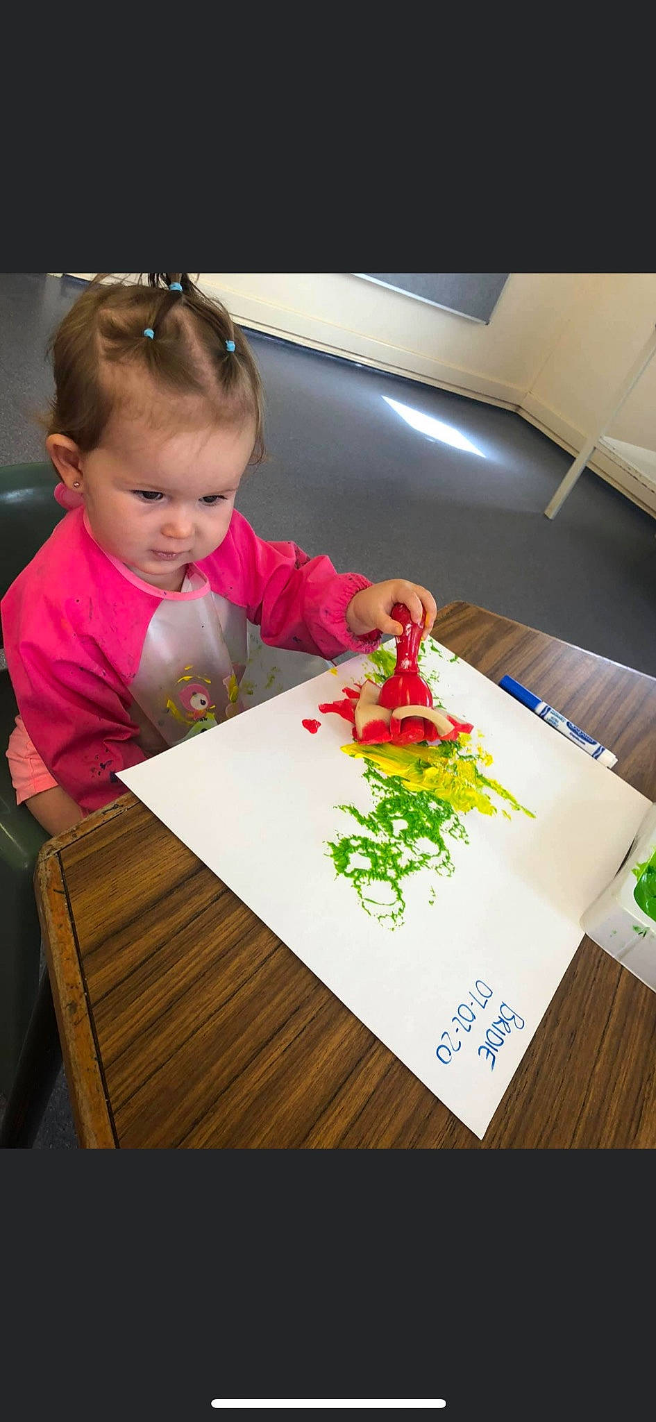 Bridie is registered to the contest to win money with this photo: child, person, plant, play, room, toddler, vegetable, vegetarian_food