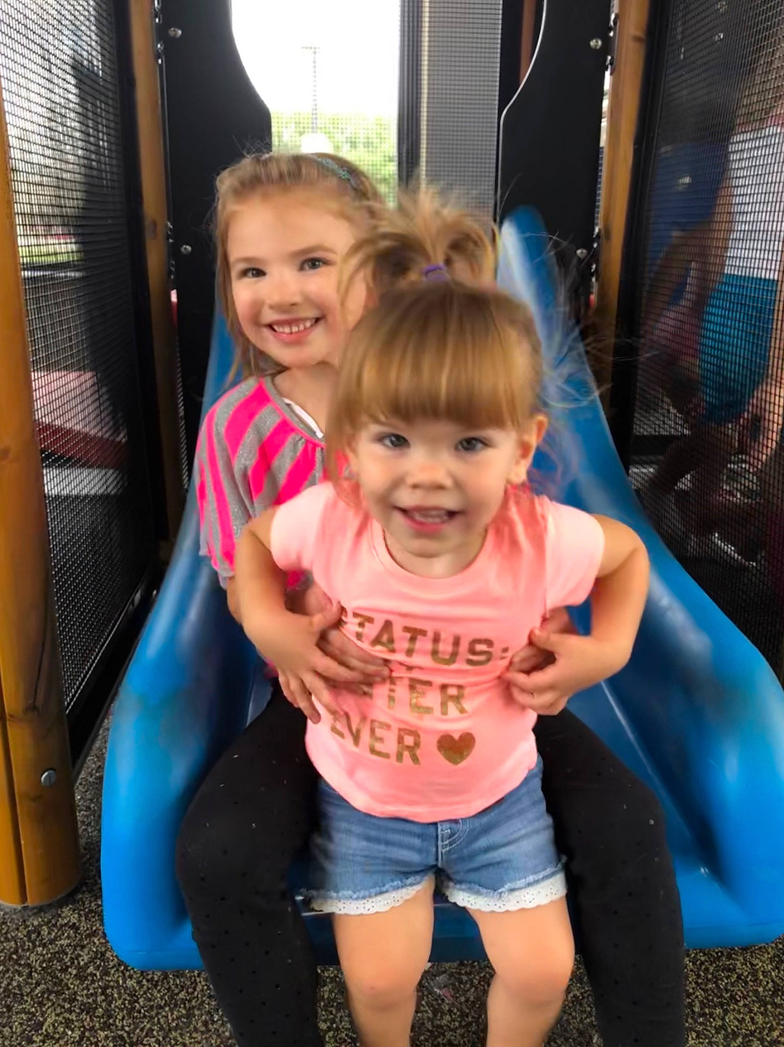 Opal joined the competition — help win amazing prizes! child, daughter, face, fun, happy, joy, people, person, play, playground, recreation, sibling, skin, smile, summer, toddler, vacation
