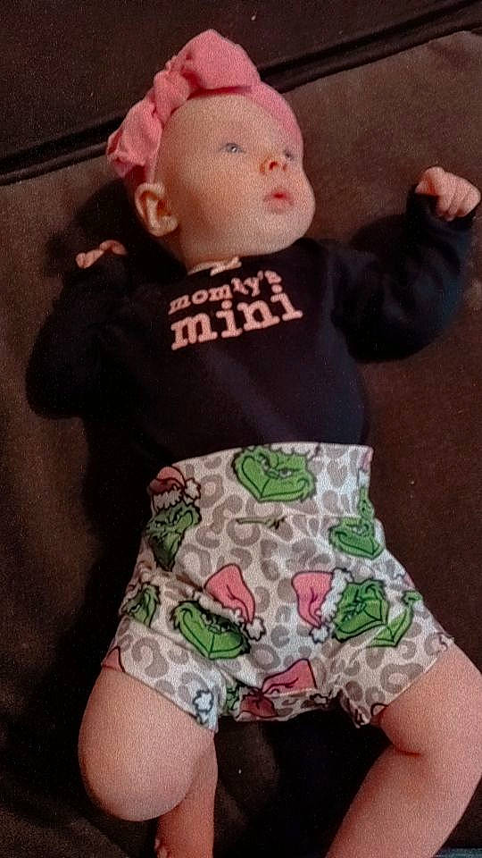 Novalie joined the competition — help win amazing prizes! baby, baby_toddler_clothing, cool, doll, eye, face, human_body, joint, neck, person, pink, shorts, skin, sleeve, stuffed_toy, t_shirt, textile, thigh, toddler, toy