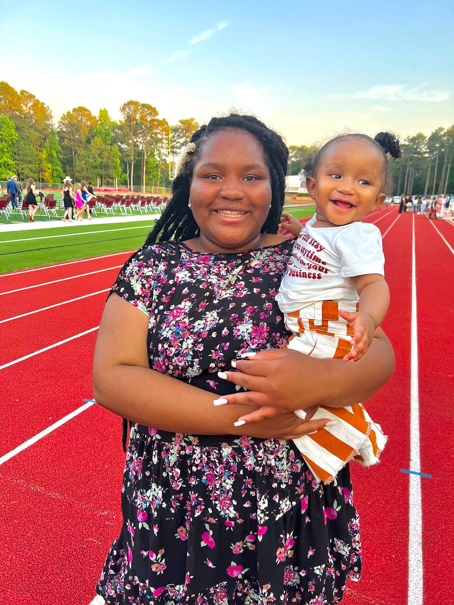 Amya joined the competition — help win amazing prizes! baby, child, cloud, day_dress, event, facial_expression, fun, gesture, grass, happy, jewellery, joy, leisure, magenta, person, recreation, sky, smile, summer, toddler