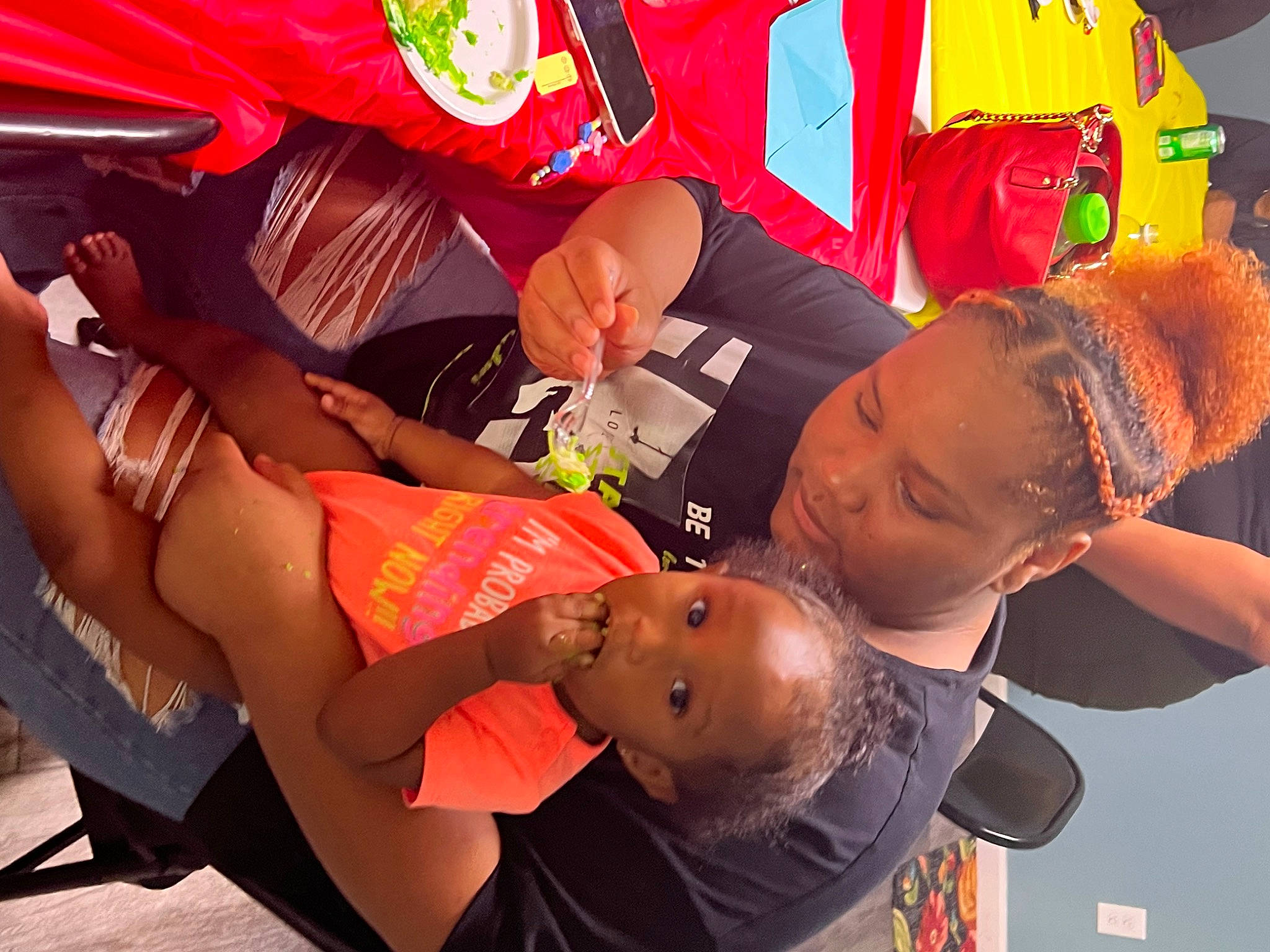 Amya joined the competition — help win amazing prizes! abdomen, brassiere, chest, elbow, event, fun, hat, human_leg, leisure, navel, orange, person, public_event, red, shorts, sportswear, swimwear, thigh, trunk, yellow