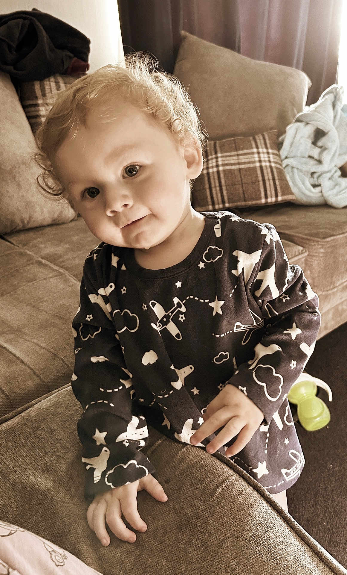 Albie joined the competition — help win amazing prizes! architecture, baby, bodypart, building, couch, cushion, face, finger, furniture, hand, happy, head, homedecor, indoors, livingroom, person, photography, portrait, room, sitting