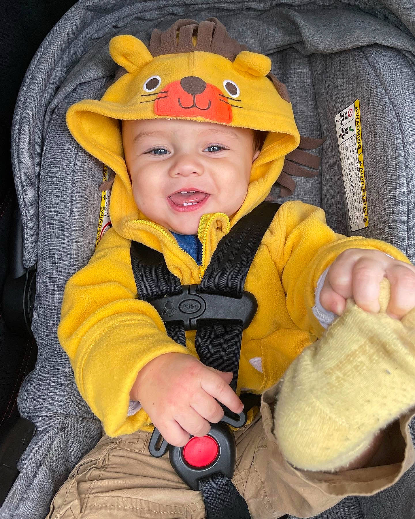 Jojo joined the competition — help win amazing prizes! baby, baby_products, baby_toddler_clothing, cheek, child, comfort, face, finger, happy, headgear, headwear, jacket, nose, organ, outerwear, person, skin, sleeve, smile, textile