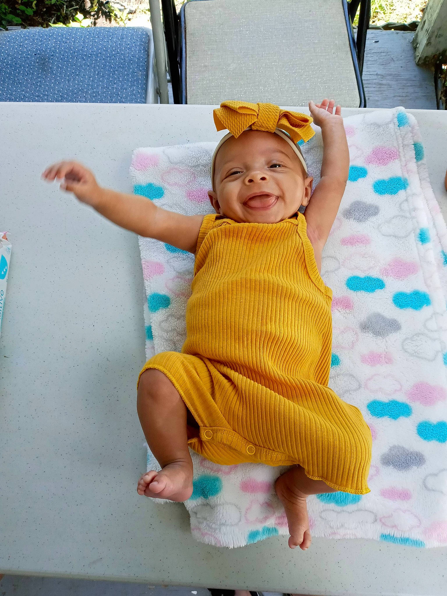 Taylah Louise joined the competition — help win amazing prizes! baby, baby_products, baby_toddler_clothing, cheek, comfort, dress, face, fun, happy, hat, leisure, pattern, person, pink, sitting, skin, sleeve, smile, t_shirt, textile